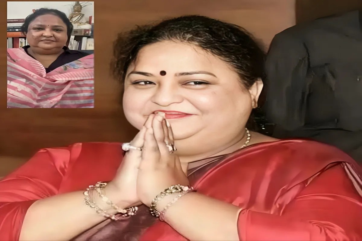 अखिलेश का पुतला फूंकने के दौरान झुलसा था चेहरा, अनुपमा जायसवाल ने पहली बार बयां किया दर्द (फोटो सोर्स : भाषा WhatsApp News Group)