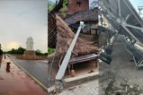 100 किमी रफ्तार तूफान से यूपी में हड़कंप, लखनऊ समेत कई जिलों में हाई अलर्ट (फोटो सोर्स : भाषा WhatsApp News Group)