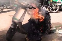 Electric Scooter Fire