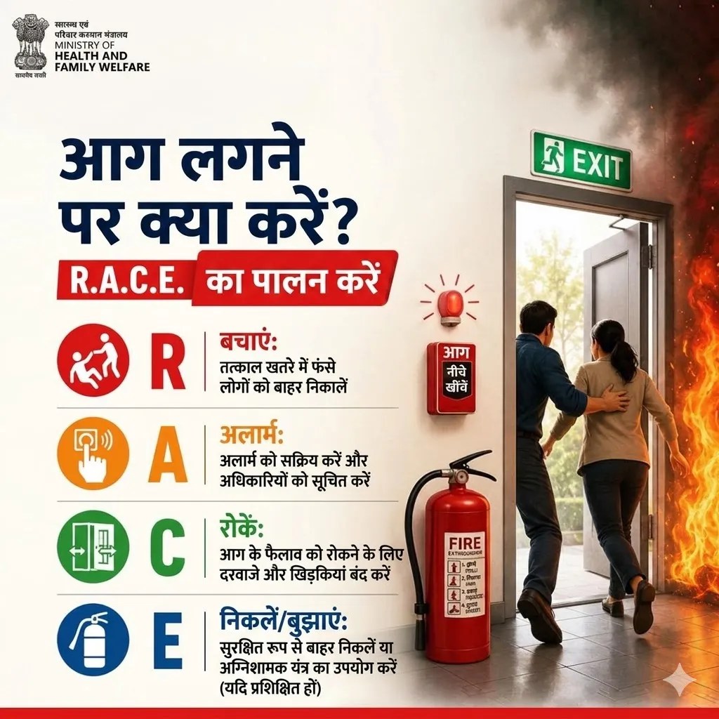 Aag lagne per kya karna chahie