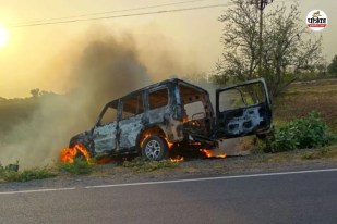 Ajmer SUV fire case
