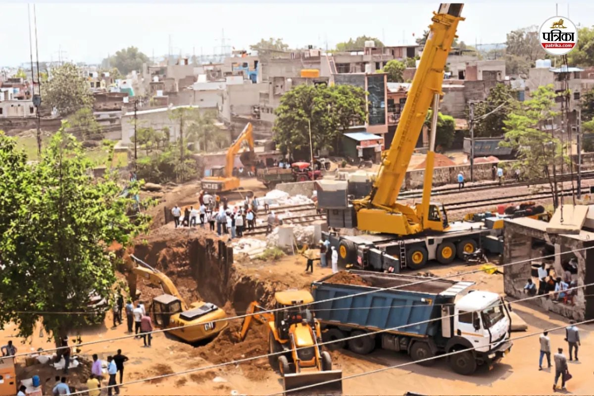 Alwar Kali Mori Underpass construction update