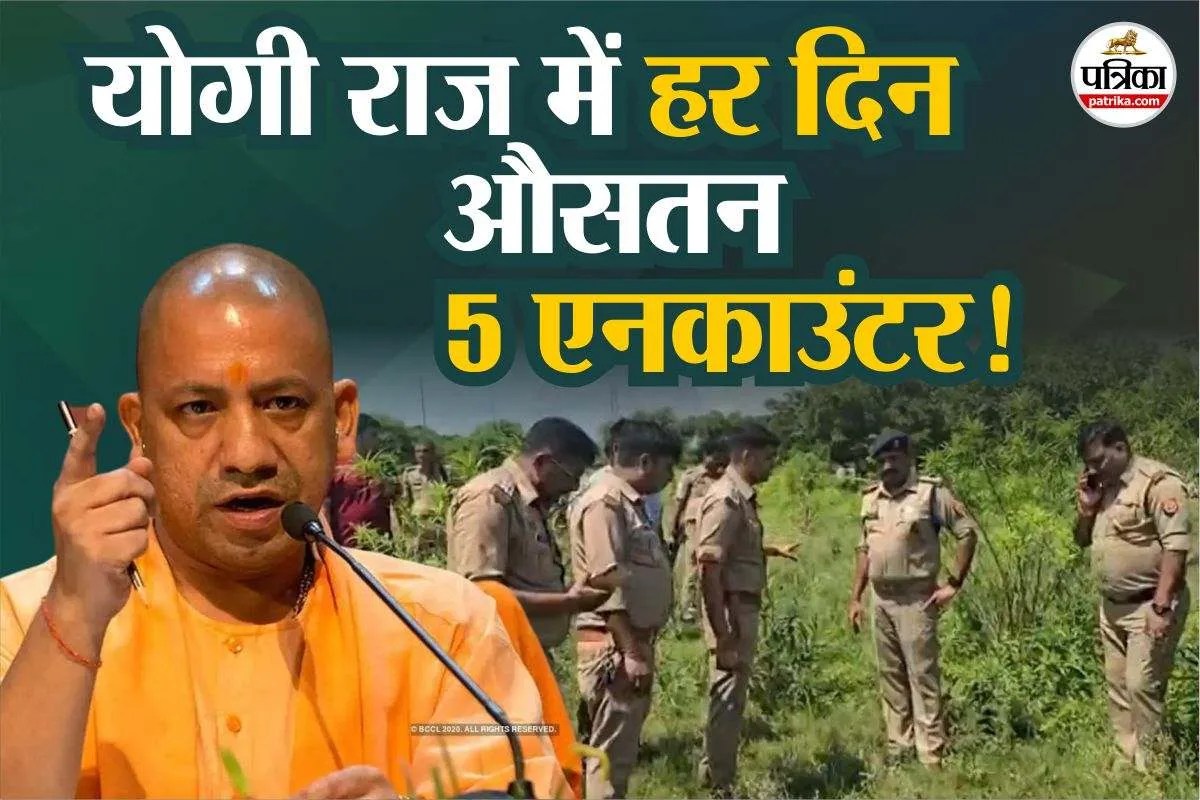 average of 5 encounters per day under cm yogi rule in up 289 notorious criminals eliminated know statistics