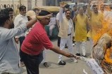 BJP protests against SP