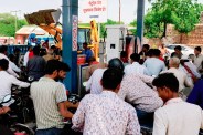 Balotra vehicle rush for petrol