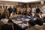 Bharatpur famous hotel Group gambling racket exposed police raid 2 accused jumped from roof