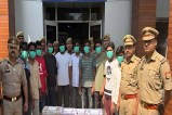 bullet fired over an instagram comment 10 people including gang leader arrested pistols recovered aligarh