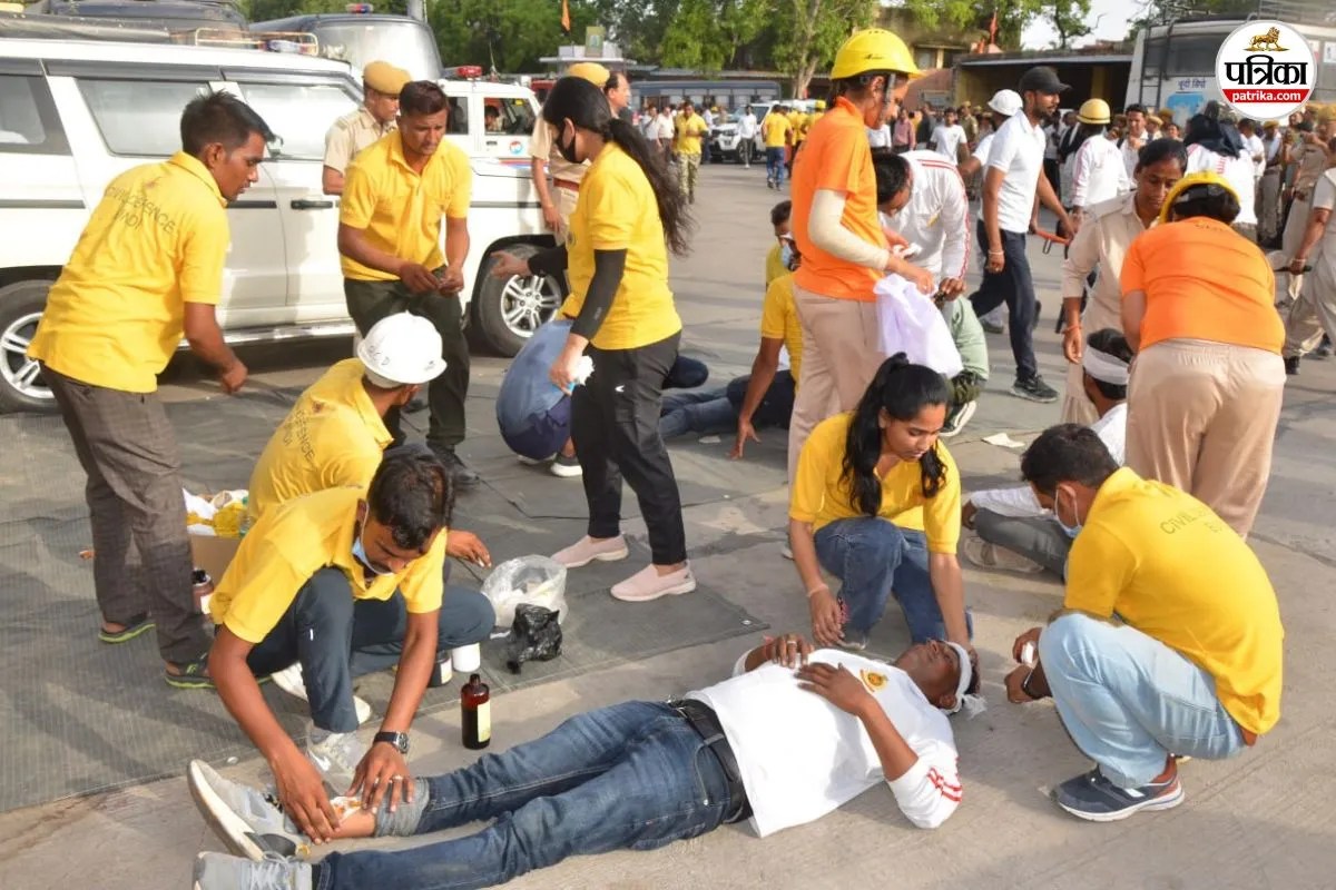 Bundi Civil Defense Mockdrill