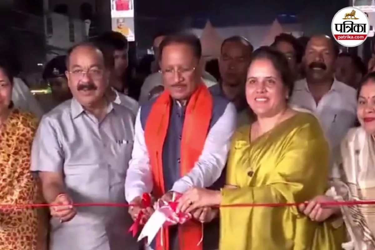 Raipur: सीएम साय ने कचना रेलवे ओवरब्रिज रायपुर का किया लोकार्पण