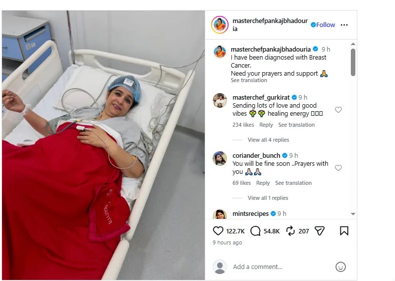 Pankaj Bhadouria Breast Cancer