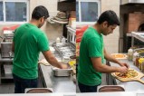 spitting pizza Noida