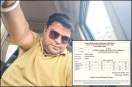 नीट पेपर लीक आरोपी ऋषि बिवाल की 12वीं की Viral मार्कशीट स्क्रीनशॉट"