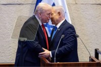 Donald Trump and Benjamin Netanyahu