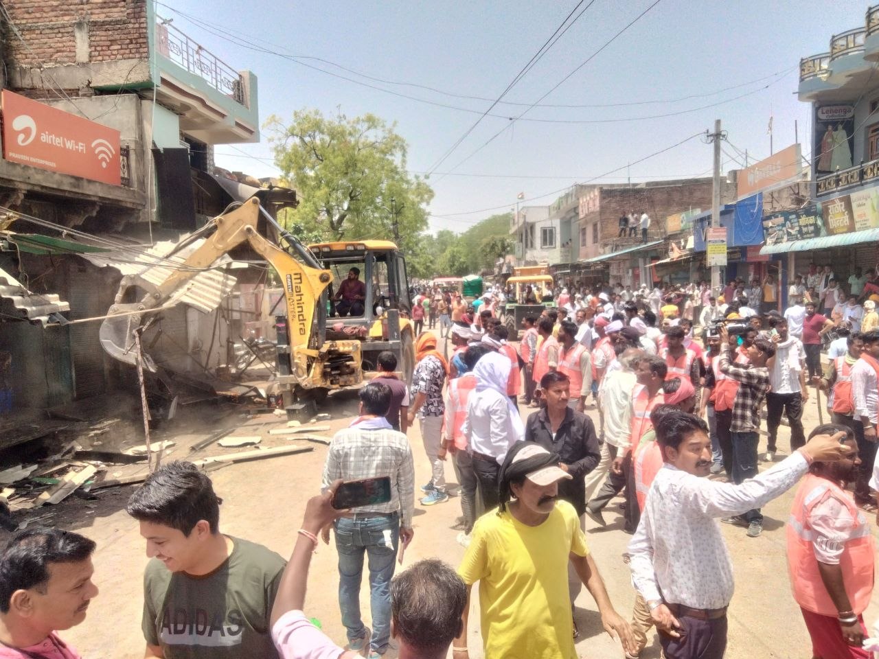 Action to remove encroachments