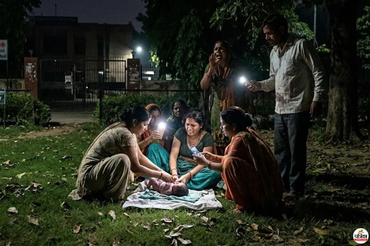 Faridabad government hospital child delivery case