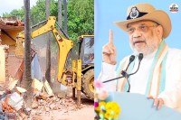 India Pakistan Border Encroachment Drive Sriganganagar Bulldozer Action Amit Shah