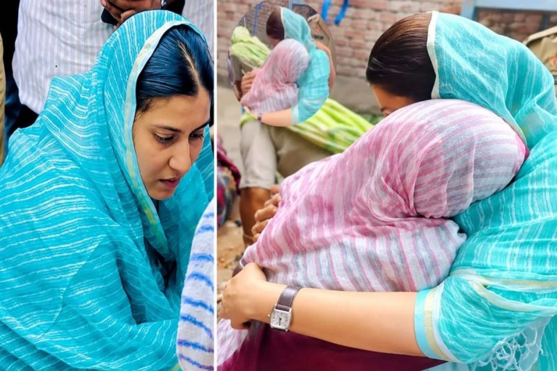 aditya murder case update grandmother weeping as hugged mp iqra hasan saharanpur
