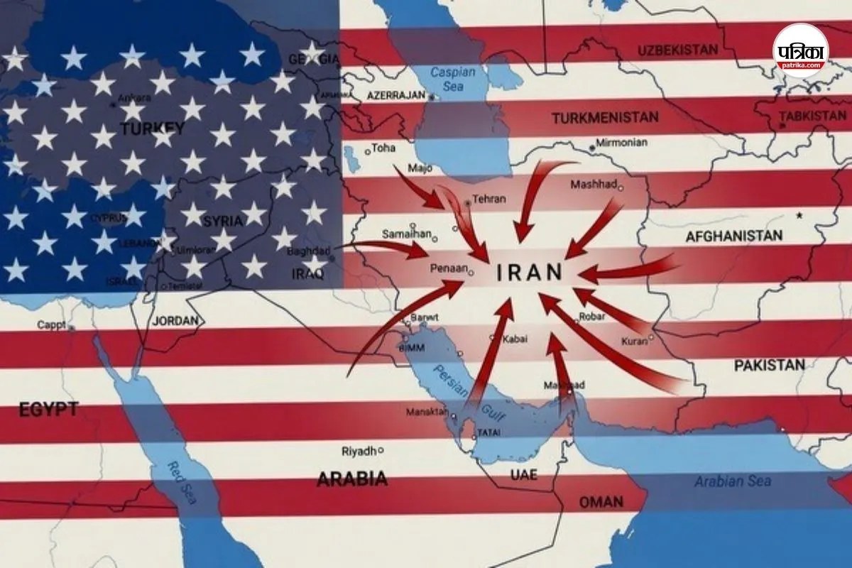 West Asia map