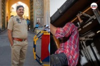 Jaipur Mechanic neck gets stuck in lift Police Constable saved life