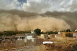 Jaisalmer Ramgarh dust storm