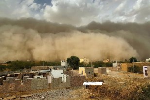 Jaisalmer Ramgarh dust storm