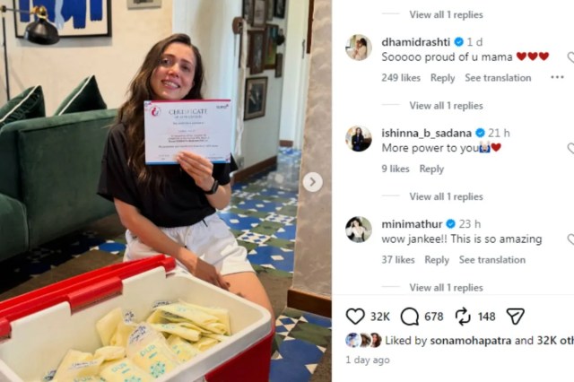 Jankee Parekh Emotional Post