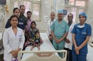 KGMU में दो साल की बच्ची के पेट से निकला डेढ़ किलो का दुर्लभ ट्यूमर (फोटो सोर्स : भाषा WhatsApp News Group)