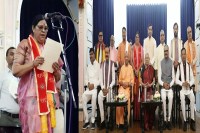 पैर छूकर लिया आशीर्वाद, आंगनबाड़ी कार्यकर्ता रहीं कृष्णा पासवान बनीं मंत्री (फोटो सोर्स : Ritesh Singh )