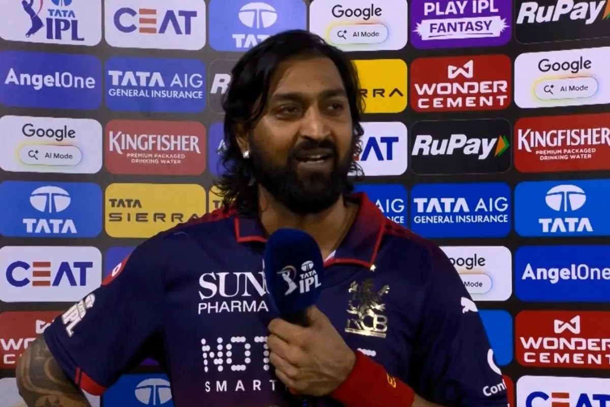 Krunal Pandya get emotional