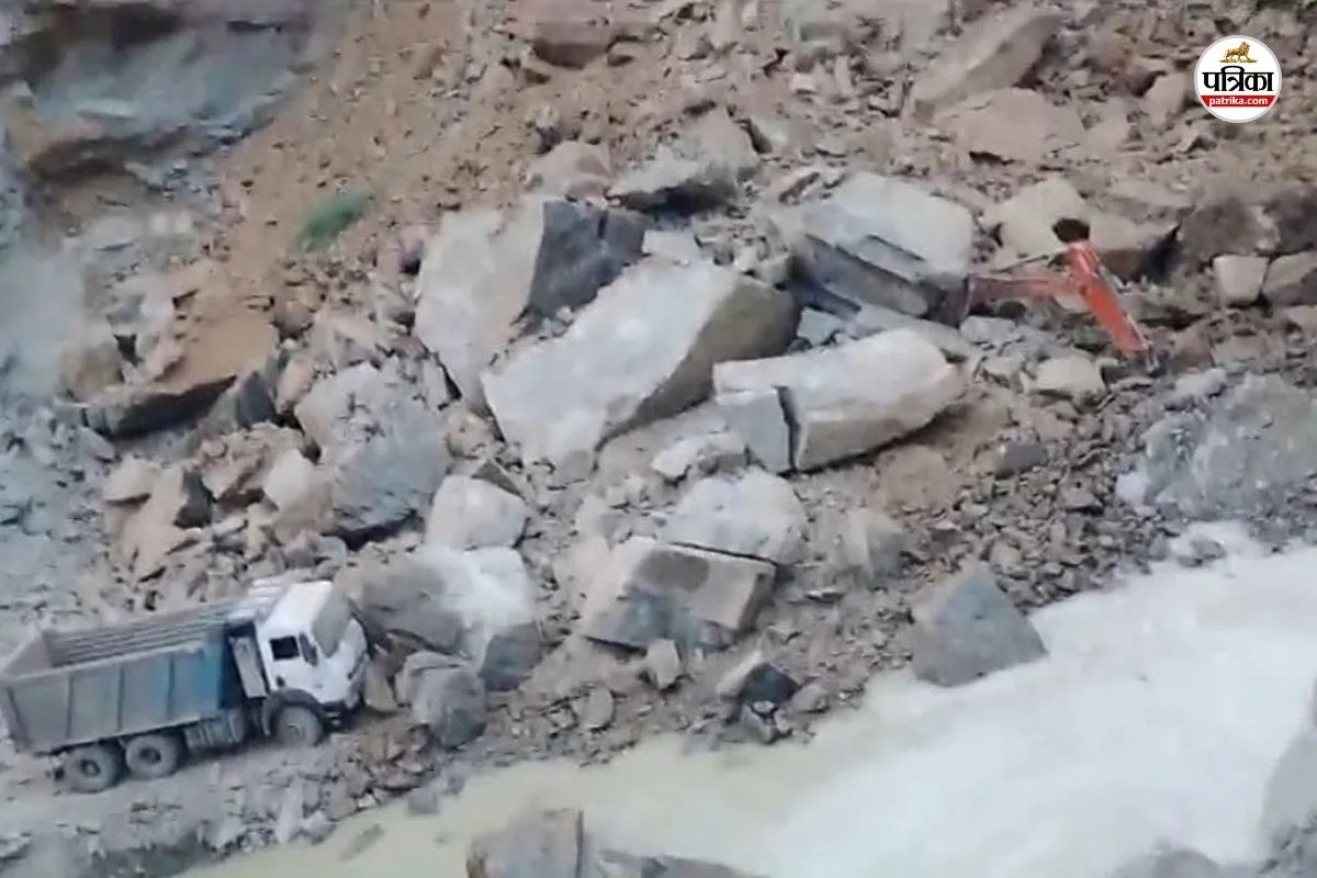 Landslide in Mine