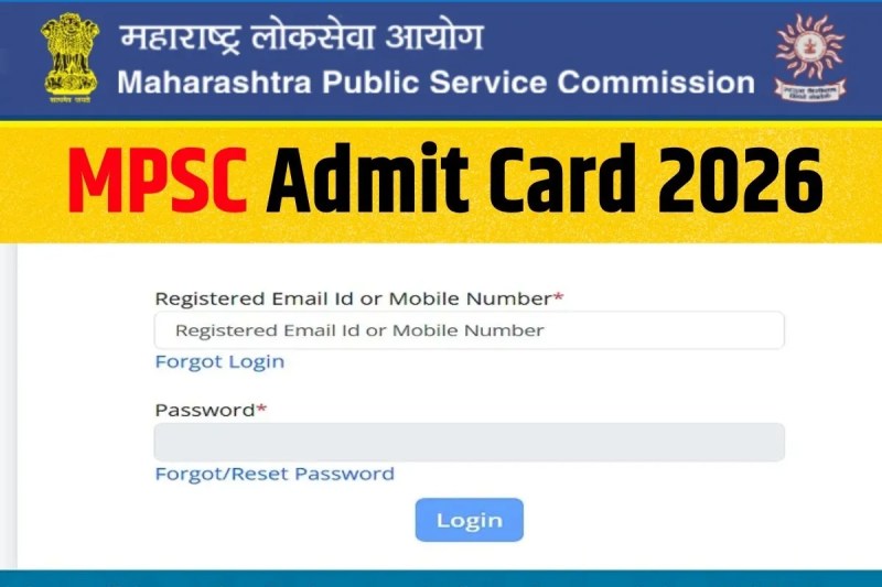 MPSC Admit Card 2026 Link