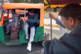 Manoj Tiwari Auto Ride Video