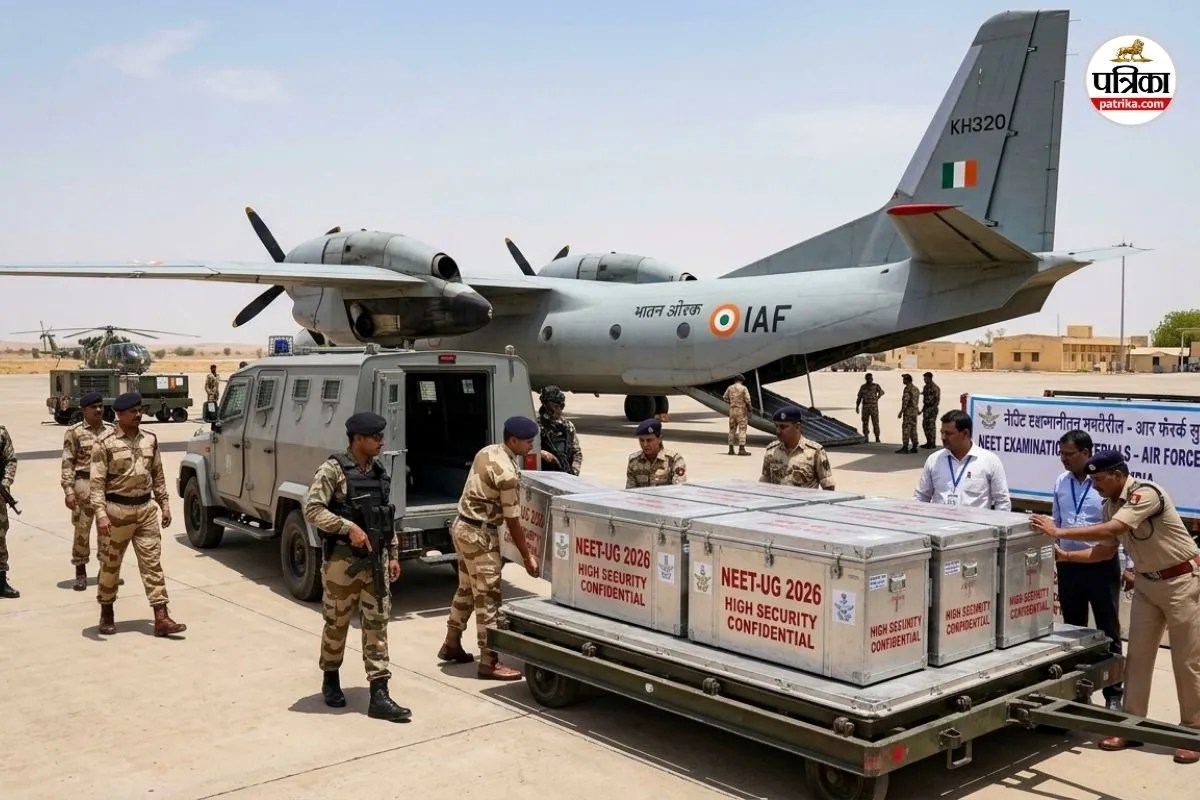 NEET Paper Leak Security Air Force Supervision Rajasthan Exam Centers Plan