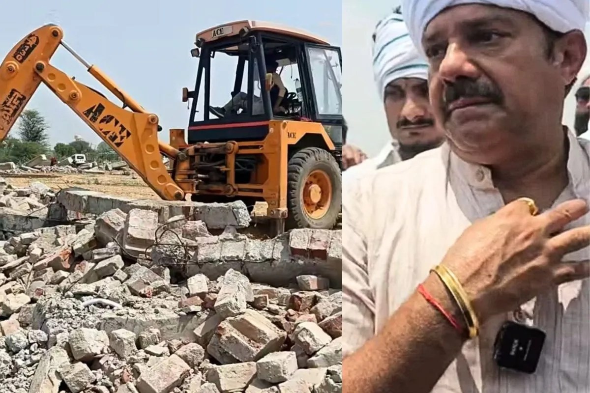 Navalgarh Stadium Demolition