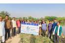 Cleaning of Morena village pond