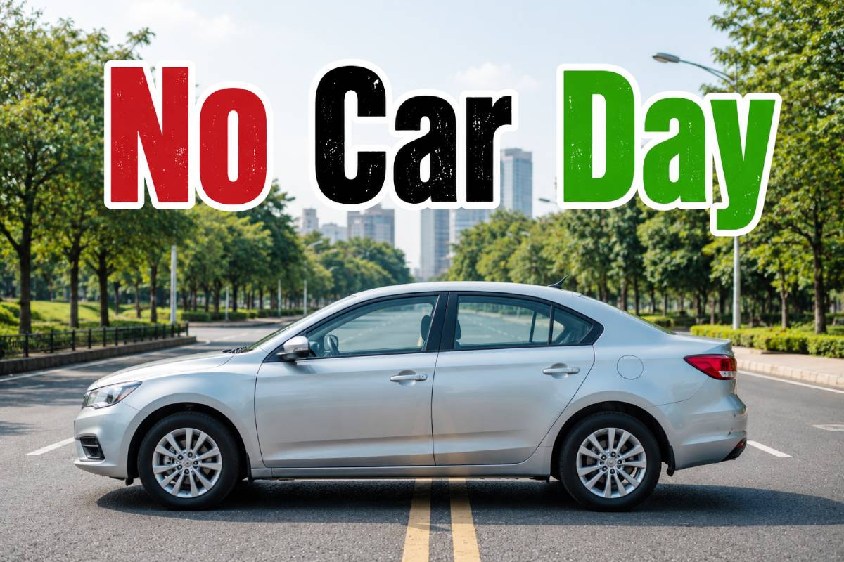 No Car Day (Photo Source: AI Image)