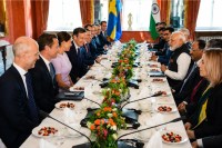 PM Modi Sweden Visit Delegation Level Talks