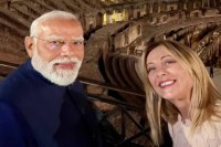 PM Narendra Modi and Meloni