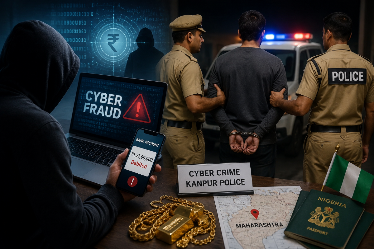 Cyber Crime, Kanpur Cyber Fraud, Online Scam, Cyber Thug Arrested, Maharashtra