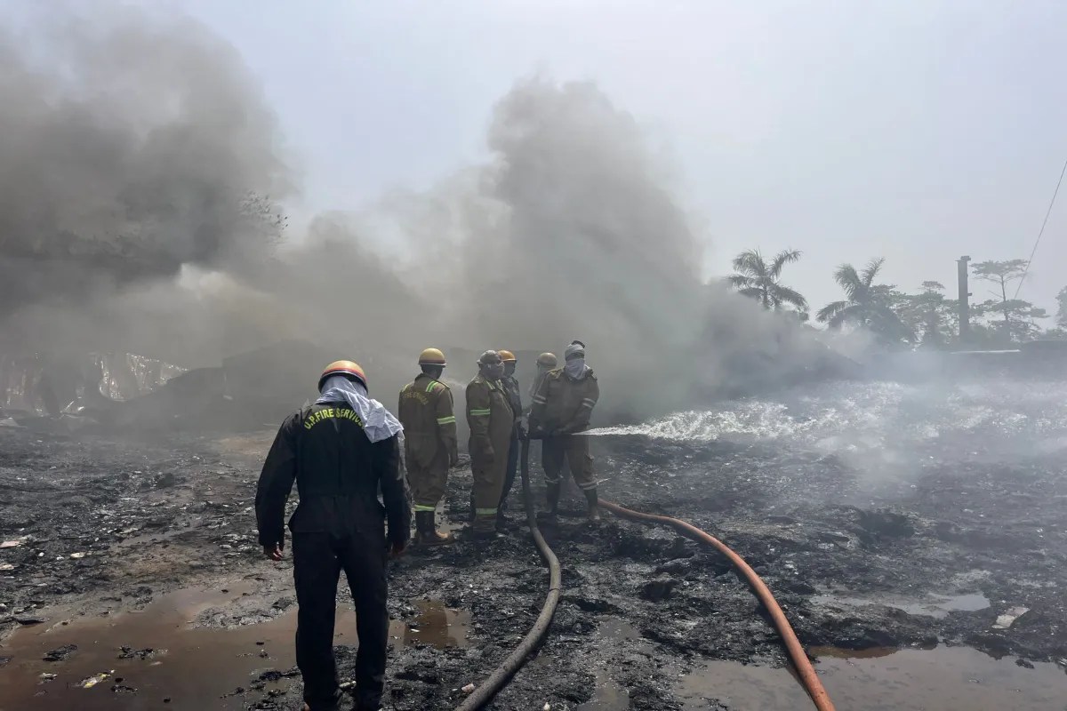 Kanpur News, Medical Waste Fire, Sachendi