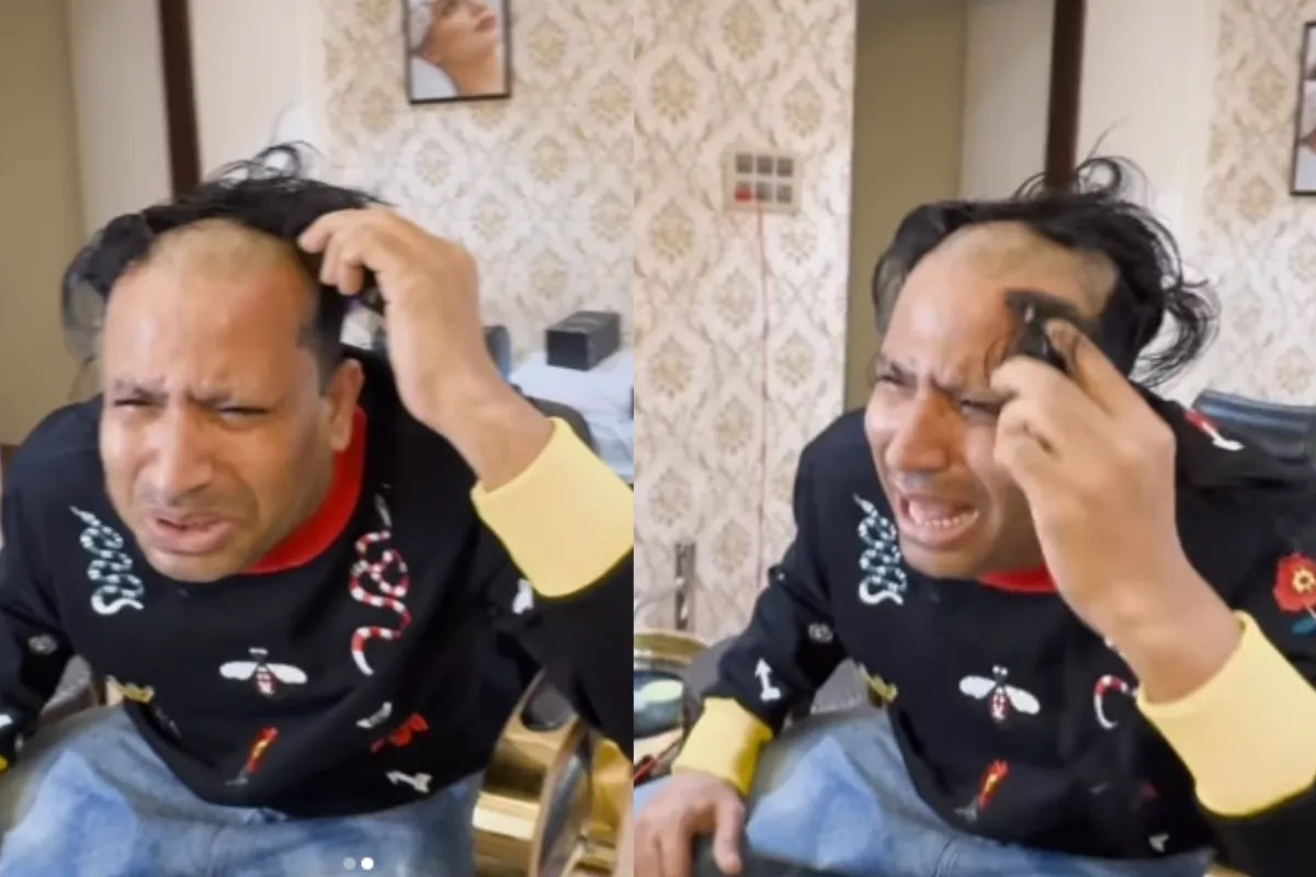Puneet Superstar Goes Bald Video