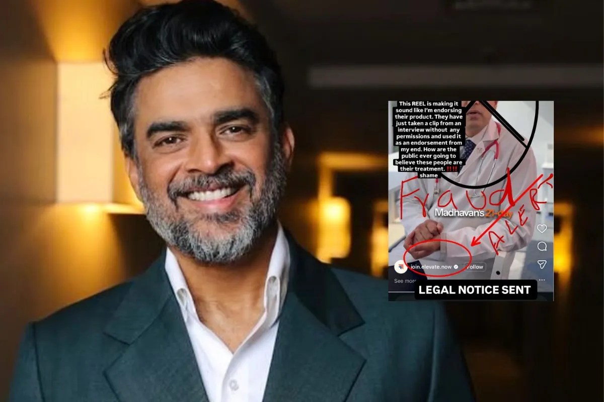 R Madhavan Legal Notice