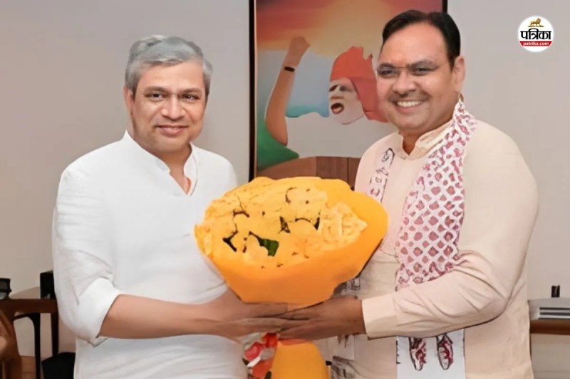 Railway Minister Ashwini Vaishnaw and CM Bhajanlal