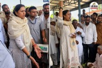 Rajasthan Farmers Protest Krishna Poonia Sits On Dharna At Sidhmukh Mandi
