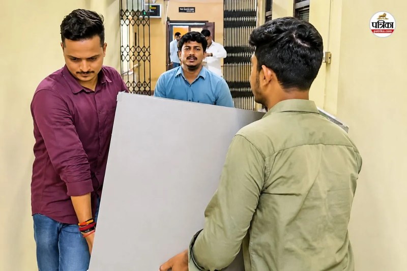 Rajasthan University students protest