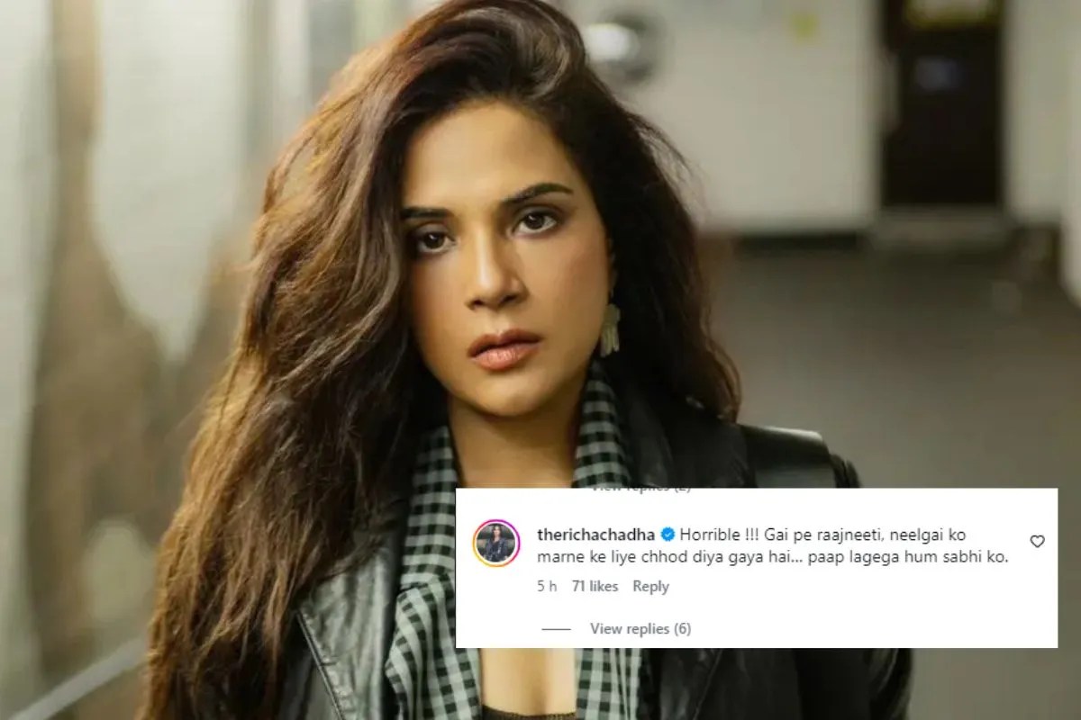 Richa Chadha on Dwarka Forest Cutting