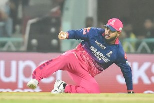 Riyan Parag hamstring injury