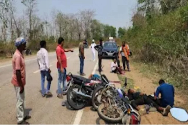 Road accident, Huge road accident in Ambikapur