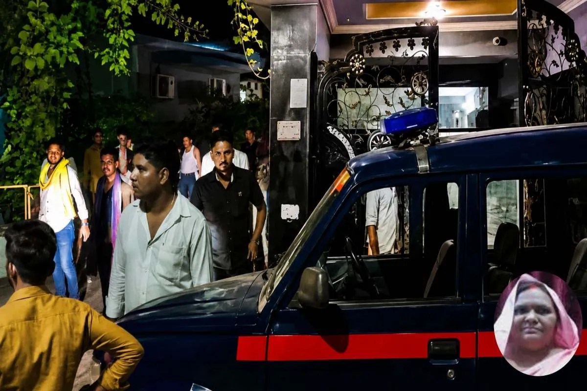 ruckus outside house of samajwadi party mla maharaji prajapati amethi crime news