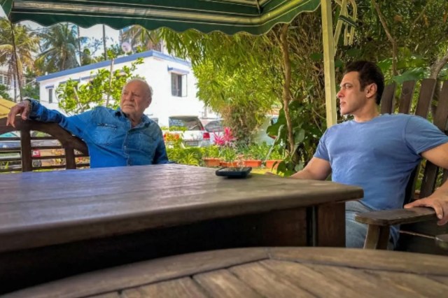 Salman Khan and Salim Khan Bonding